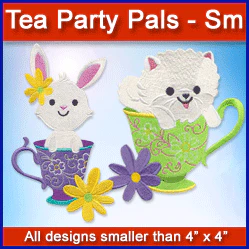 A Tea Party Pals Design Pack - Image 3
