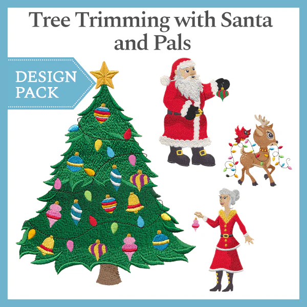 A Tree Trimming with Santa and Pals Design Pack - Image 2