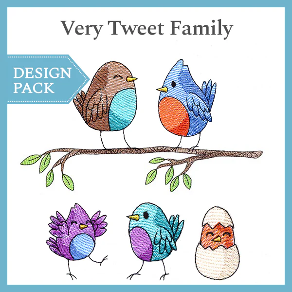 A Very Tweet Family Design Pack - Image 2