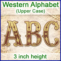 A Western Alphabet Design Pack - Image 3