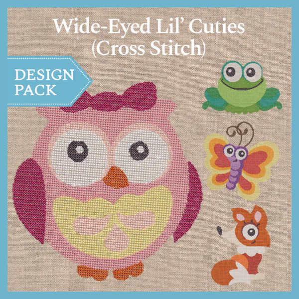 A Wide-Eyed Lil' Cuties (Cross Stitch) Design Pack - Image 3
