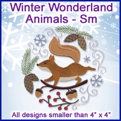 A Winter Woodland Animals Design Pack - Image 5