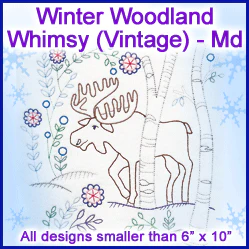 A Winter Woodland Whimsy (Vintage) Design Pack - Image 3