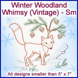 A Winter Woodland Whimsy (Vintage) Design Pack - Image 4