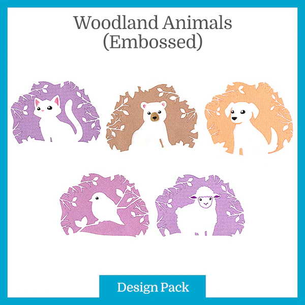 A Woodland Animals (Embossed) Design Pack - Image 13