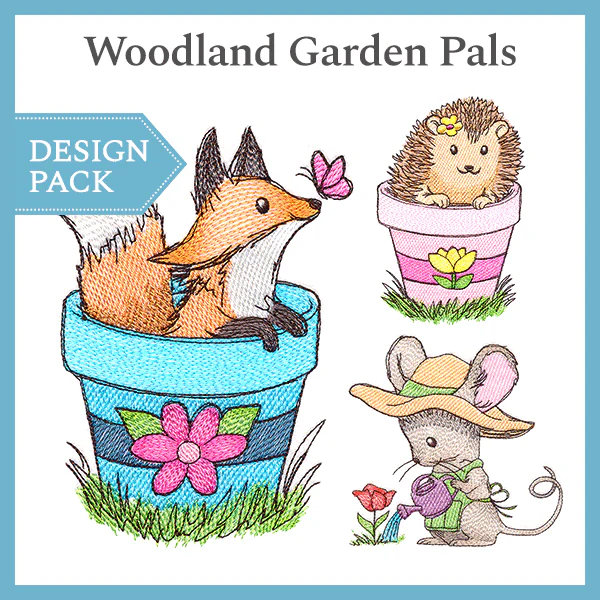 A Woodland Garden Pals Design Pack - Image 2