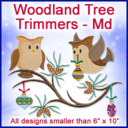 A Woodland Tree Trimmers Design Pack - Image 2