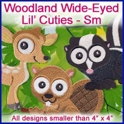 A Woodland Wide-Eyed Lil' Cuties Design Pack - Image 3