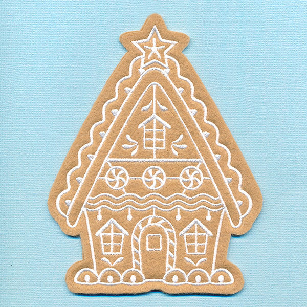 Adorable Gingerbread House (In-the-Hoop) - Image 2