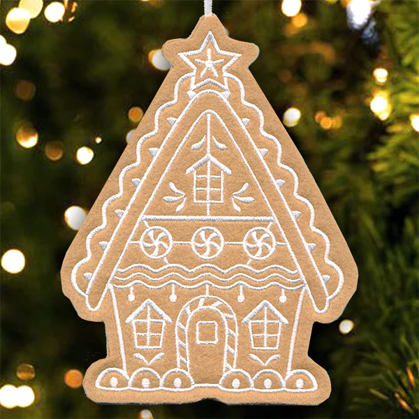 Adorable Gingerbread House (In-the-Hoop) - Image 6