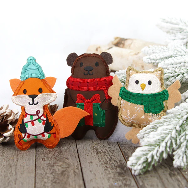 Adorable Winter Owl Ornament (In-the-Hoop) - Image 3