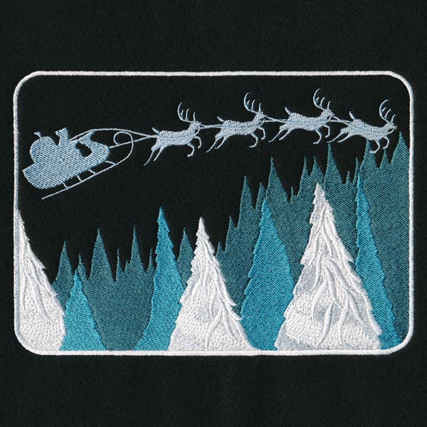 After Dark Silhouette - Santa's Sleigh - Image 2
