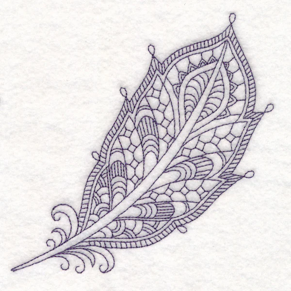 Airy Intricate Feather (Vintage) - Image 3