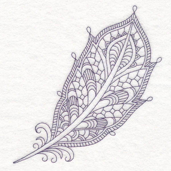 Airy Intricate Feather (Vintage) - Image 5