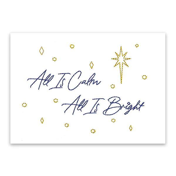 All Is Calm All Is Bright (Cardstock)
