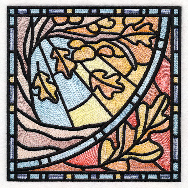 All The Seasons Stained Glass Tree - Fall - Image 13