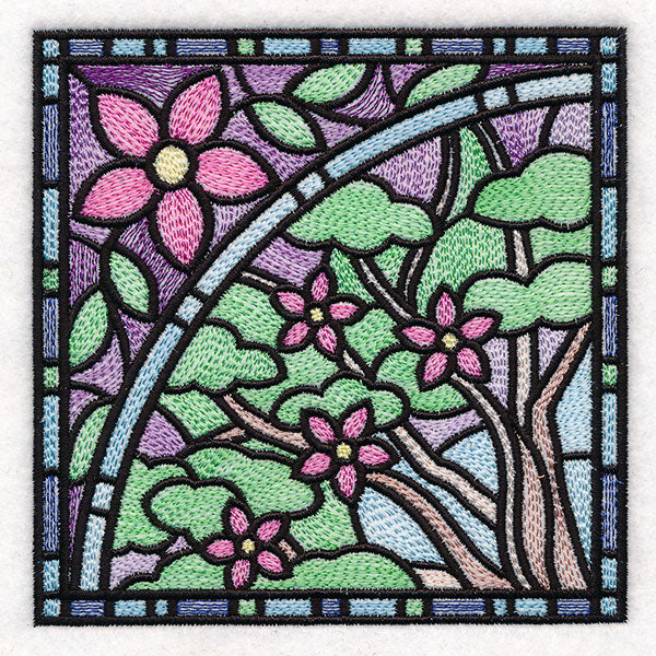 All The Seasons Stained Glass Tree - Spring - Image 10