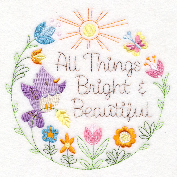 All Things Bright & Beautiful Wreath - Image 2
