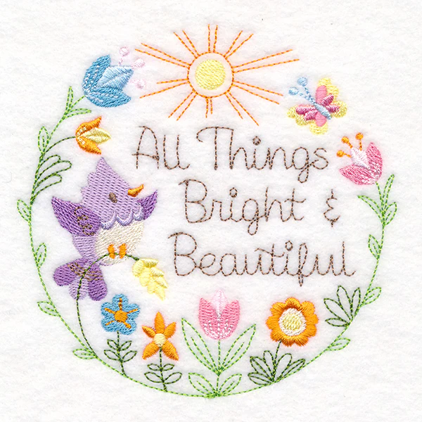 All Things Bright & Beautiful Wreath - Image 4