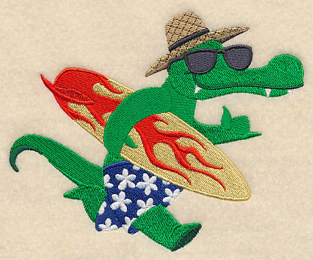 Alligator in Sunglasses - Image 3