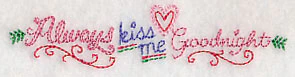 Always Kiss Me Goodnight Border (Vintage) - Image 5