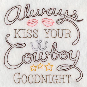 Always Kiss Your Cowboy Goodnight (Vintage) - Image 5
