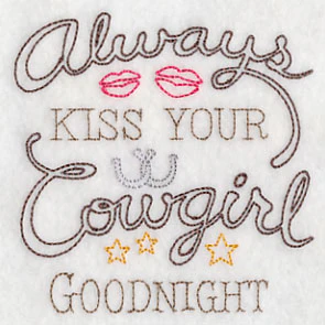 Always Kiss Your Cowgirl Goodnight (Vintage) - Image 5