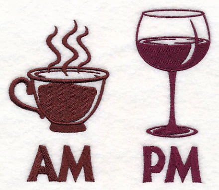 AM Coffee, PM Wine - Image 3