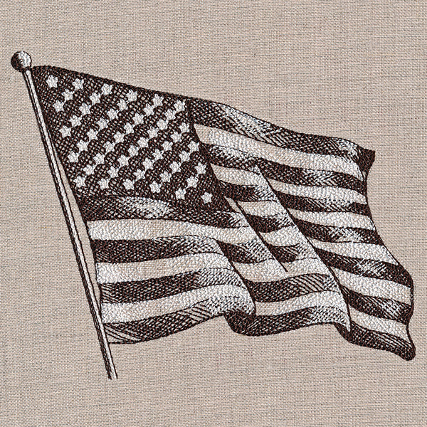 American Flag Etching - Image 5