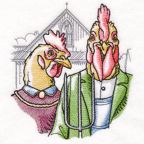 American Gothic Chickens - Image 5