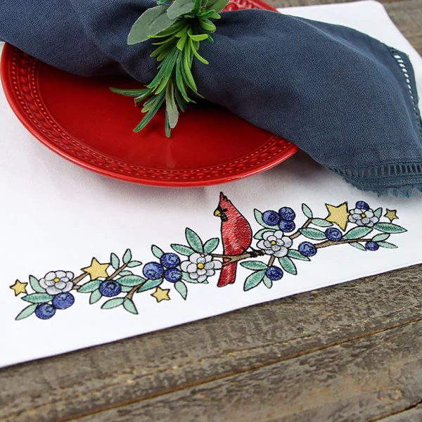 Americana Floral Cardinal - Image 6