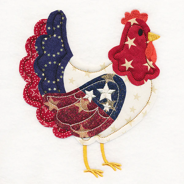 Americana Hen (Crafty Cut Applique) - Image 4
