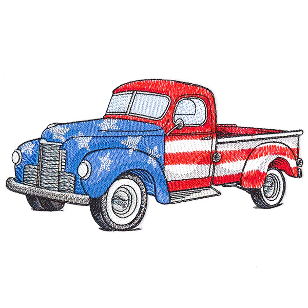 Americana Retro Truck - Image 4
