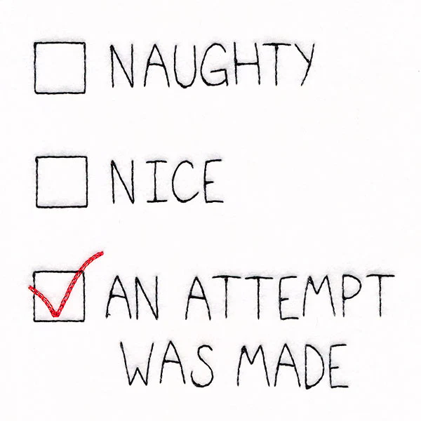 An Attempt Was Made Christmas List