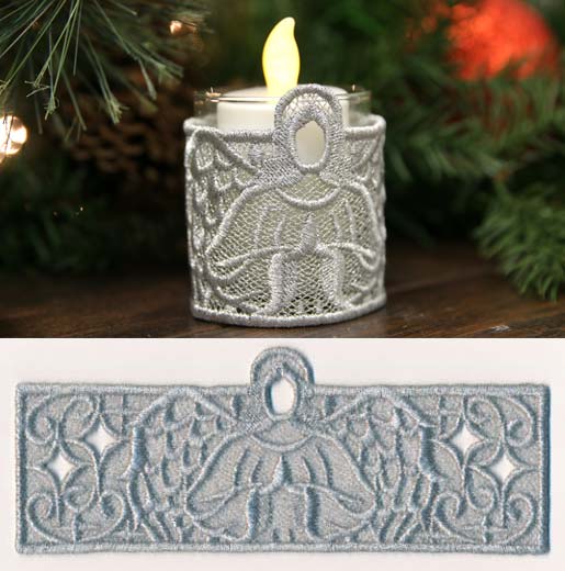 Angel Candle Wrap (Lace) - Image 3
