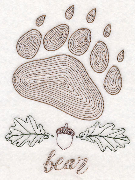 Animal Tracks - Bear (Vintage) - Image 2