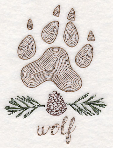 Animal Tracks - Wolf (Vintage) - Image 3