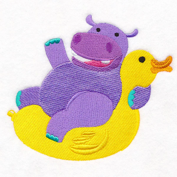 Animals on Floaties - Hippo - Image 2