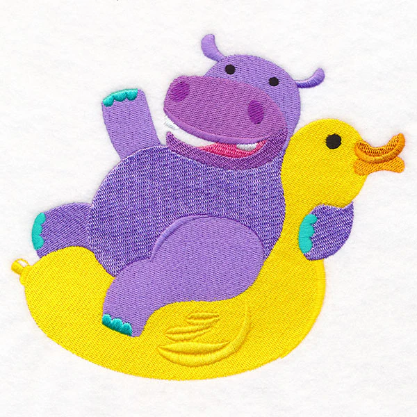 Animals on Floaties - Hippo - Image 4