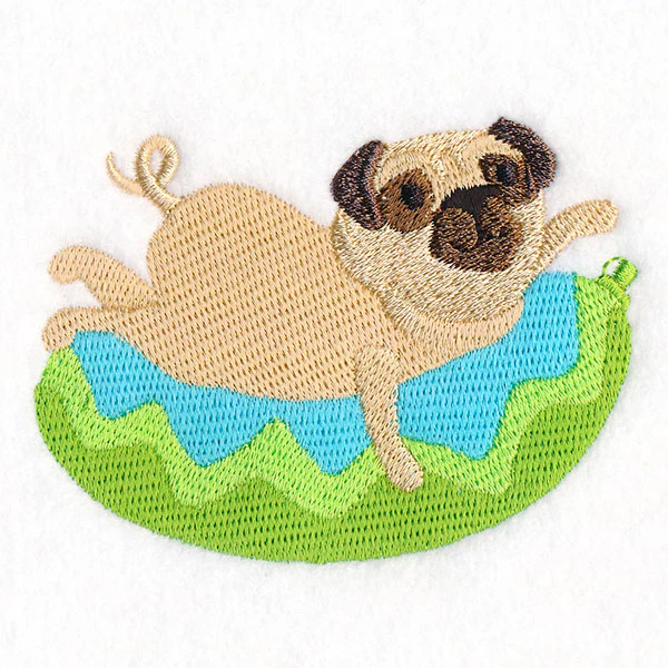 Animals on Floaties - Pug - Image 3
