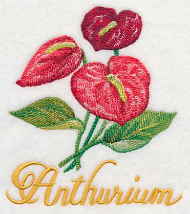 Anthurium in Watercolor - Image 3