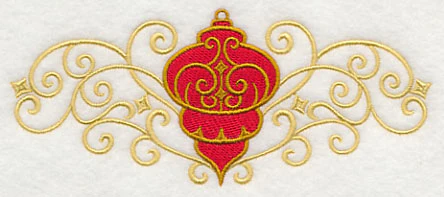 Antique Ornament in Filigree Border - Image 4