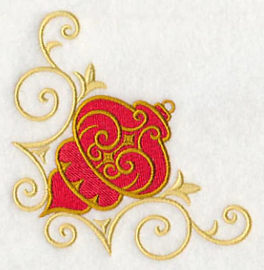 Antique Ornament in Filigree Corner - Image 3