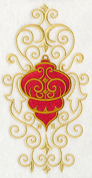 Antique Ornament in Filigree Spray - Image 3