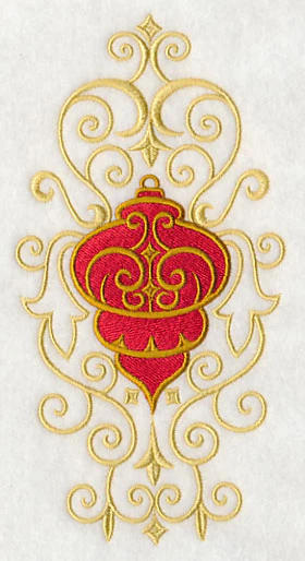 Antique Ornament in Filigree Spray - Image 4