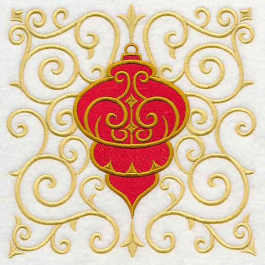 Antique Ornament in Filigree Square - Image 2