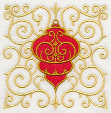 Antique Ornament in Filigree Square - Image 4