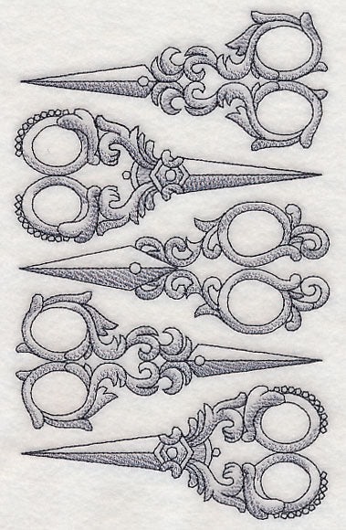 Antique Scissors Collage - Image 3