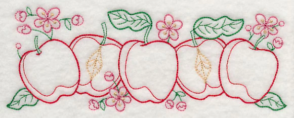 Apple Time Border (Vintage) - Image 3