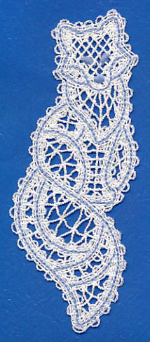 Arctic Fox Bookmark (Battenburg Lace) - Image 3